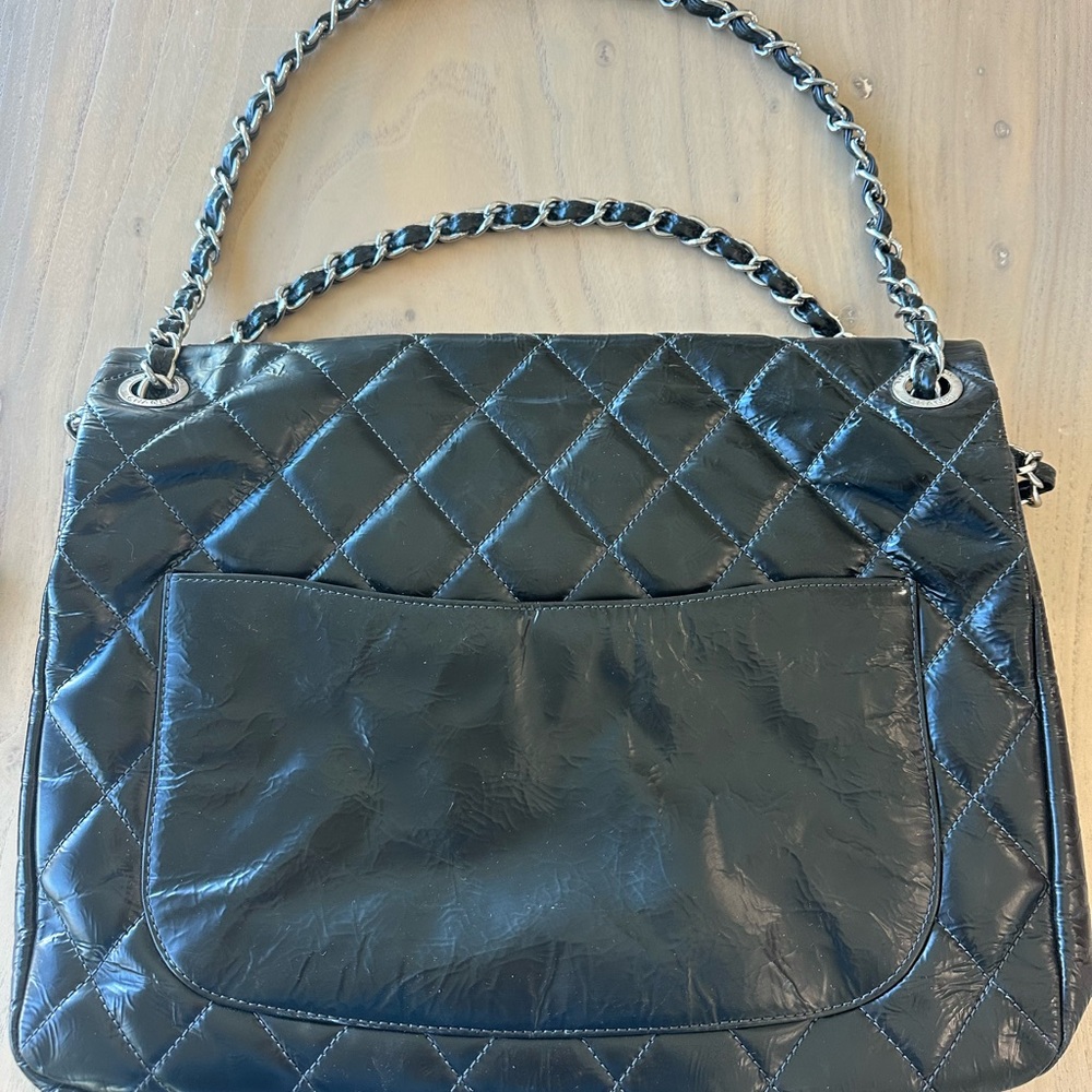 Chanel Black Quilted Flap Shoulder Bag paired matching Wallet - Picture 6 of 9